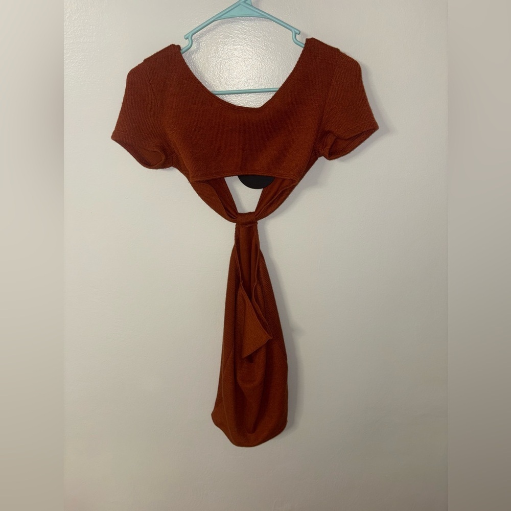 White Fox Boutique Rust Mini Dress - Picture 5 of 7